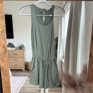Pink Lily Sage Green Dress